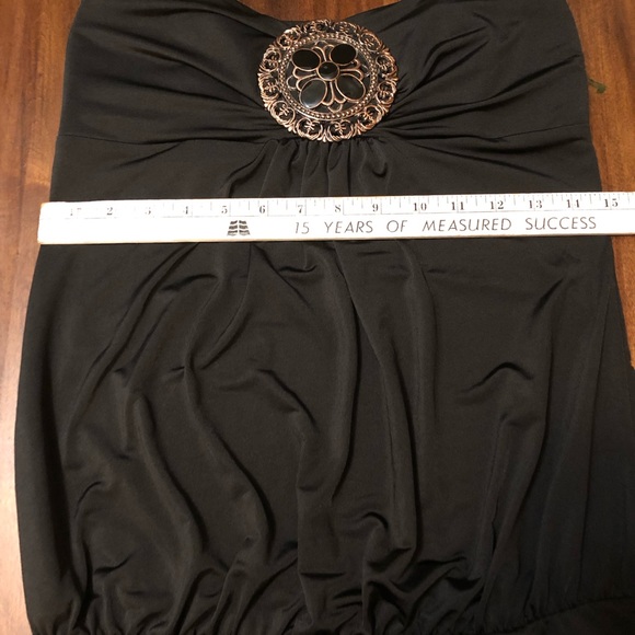 Strapless black top juniors size medium - Picture 3 of 5